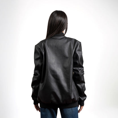 Carnel Mint Frost Leather Jacket